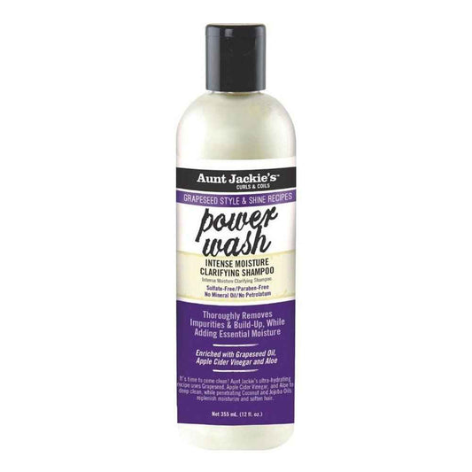 AUNT JACKIE'S Grapeseed Power Wash Intense Moisture Clarifying Shampoo