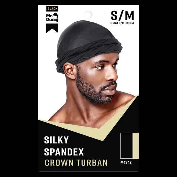Annie Mr.Durag Silky Spandex Crown Turban