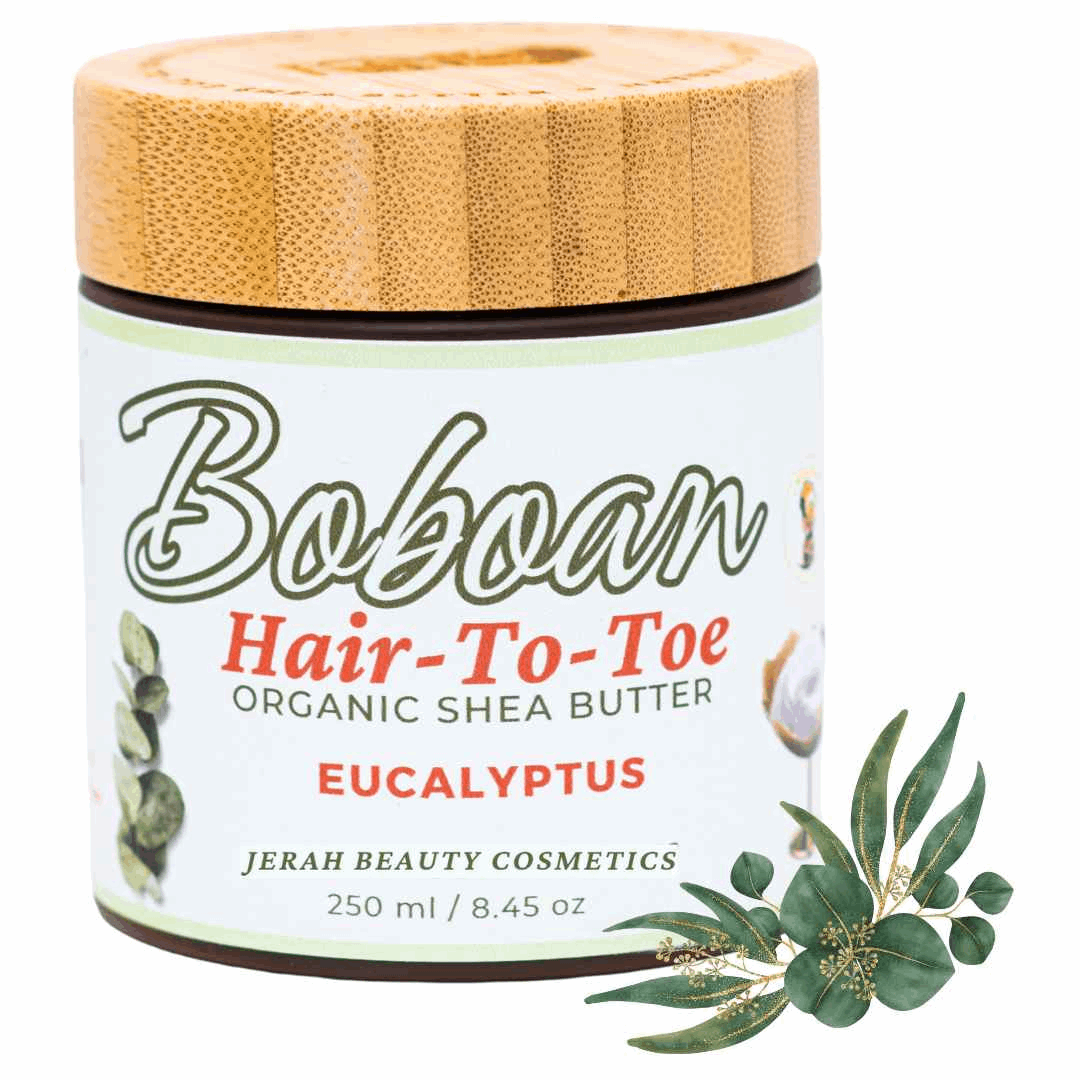 Eucalyptus Boboan Hair-To-Toe Organic Shea Butter