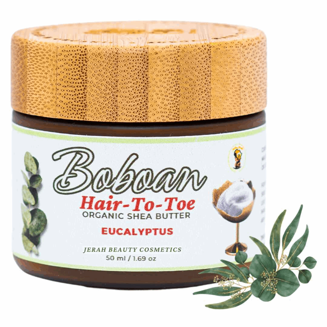 Eucalyptus Boboan Hair-To-Toe Organic Shea Butter