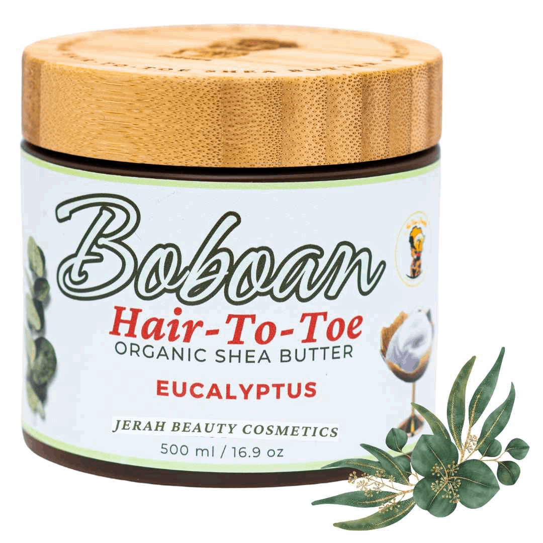 Eucalyptus Boboan Hair-To-Toe Organic Shea Butter