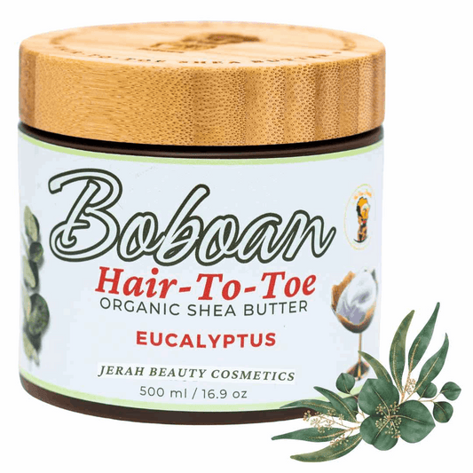 Eucalyptus Boboan Hair-To-Toe Organic Shea Butter