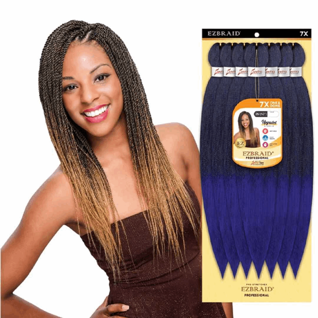 EZBRAID Professional 7X One & Done Pre-Stretched Braid