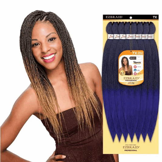 EZBRAID Professional 7X One & Done Pre-Stretched Braid