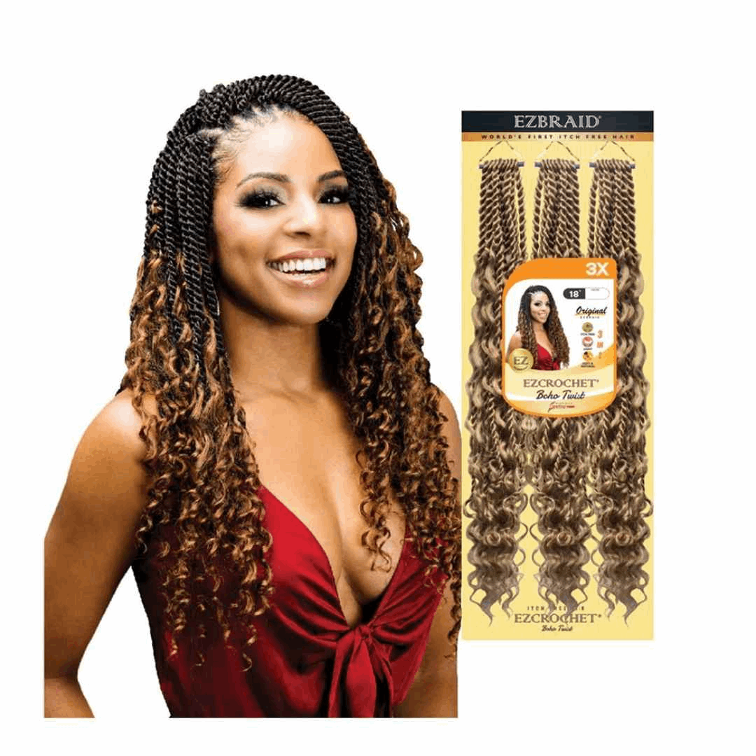 EZBRAID Ezcrochet 3X Boho Twist Braid