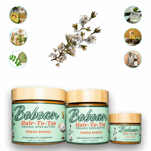 Fresh Spring Boboan Hair-To-Toe Organic Shea Butter