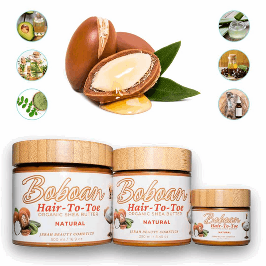 Natural Boboan Hair-To-Toe Organic Shea Butter