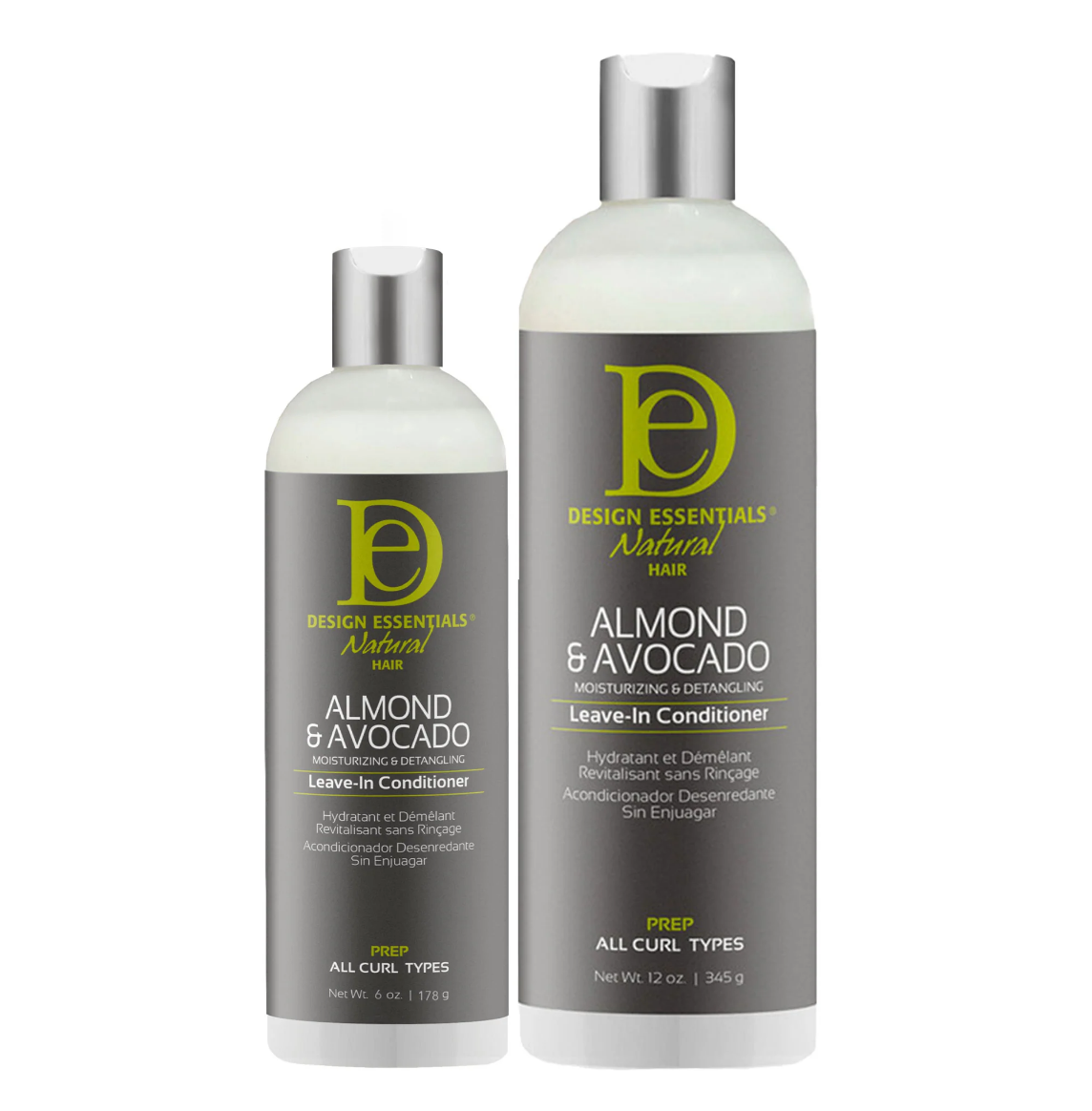DESIGN ESSENTIALS Almond & Avocado Detangling Leave-In Conditioner