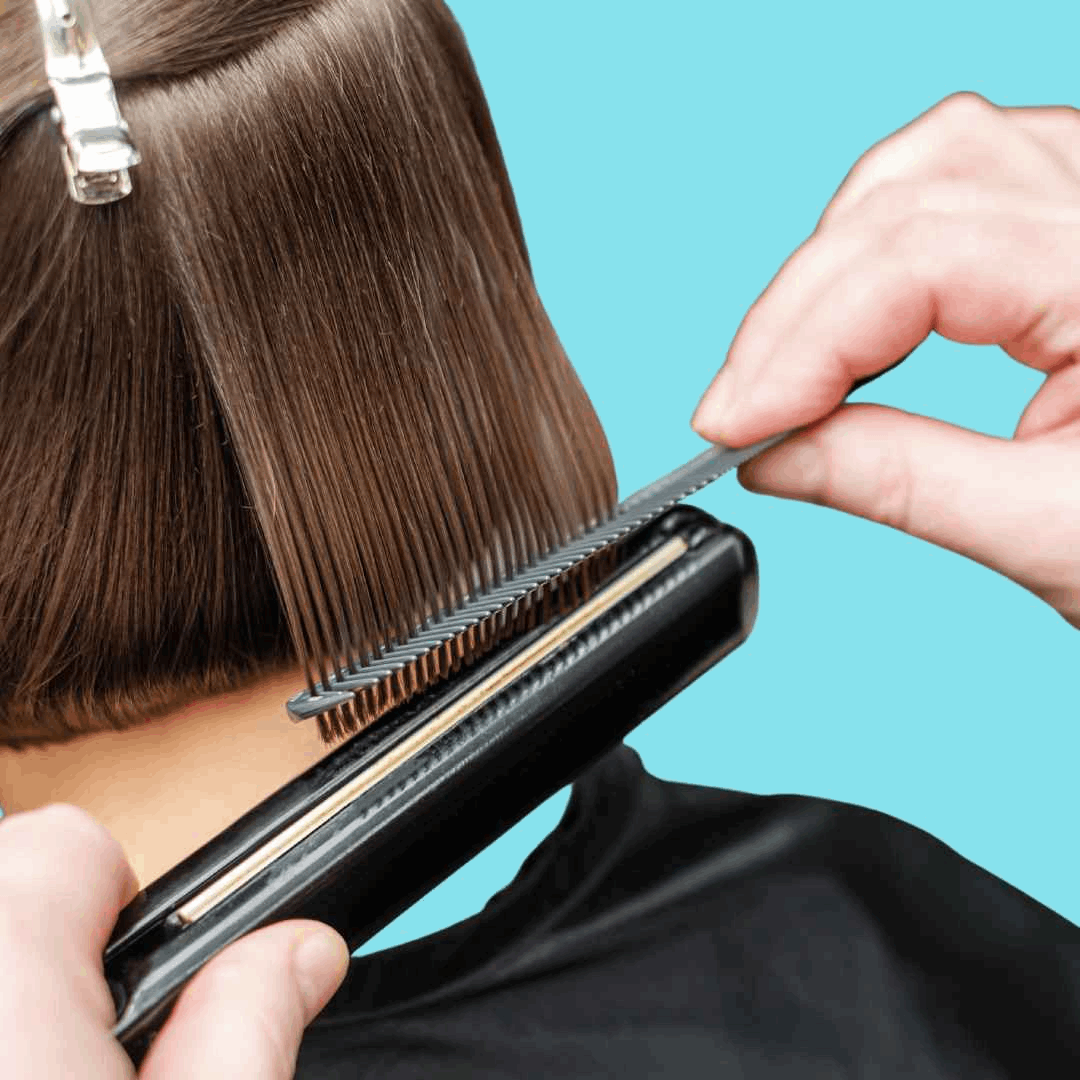 Silk Press/Curling Hairstyle