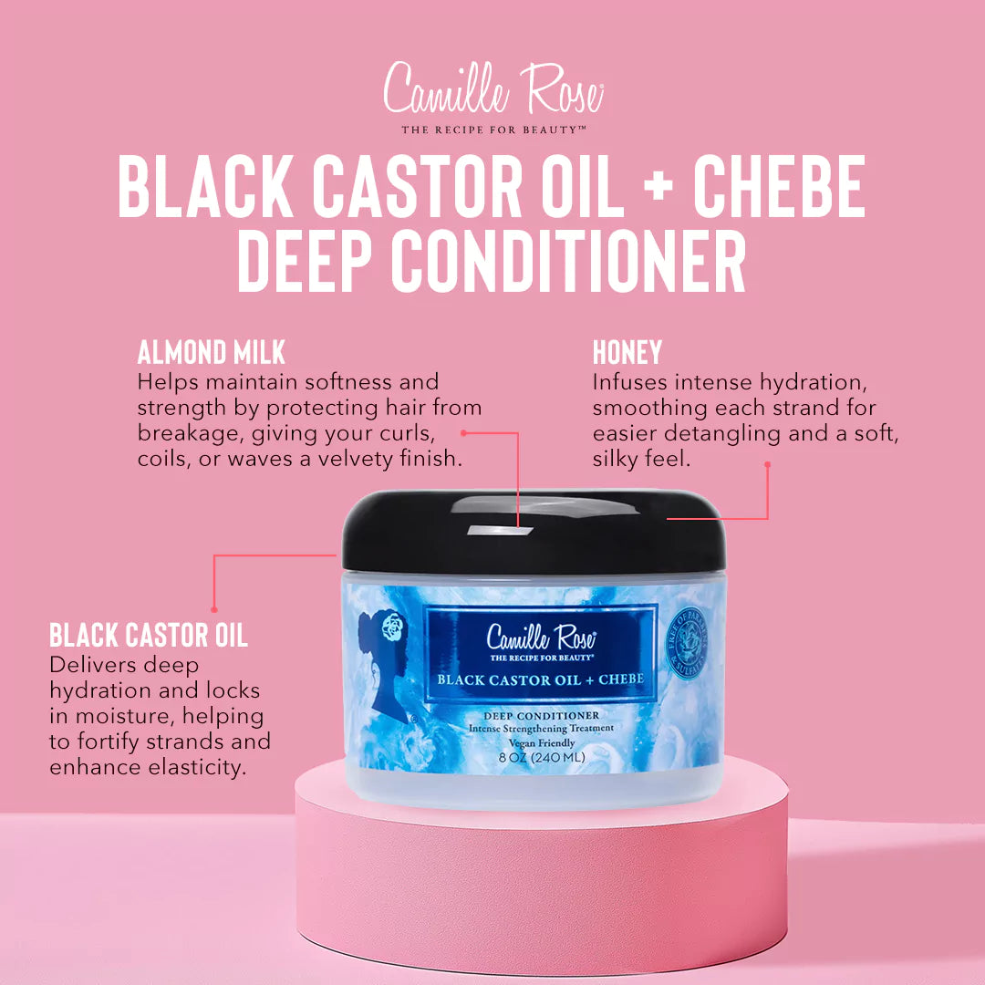 Camille Rose Black Castor Oil + Chebe Deep Conditioner
