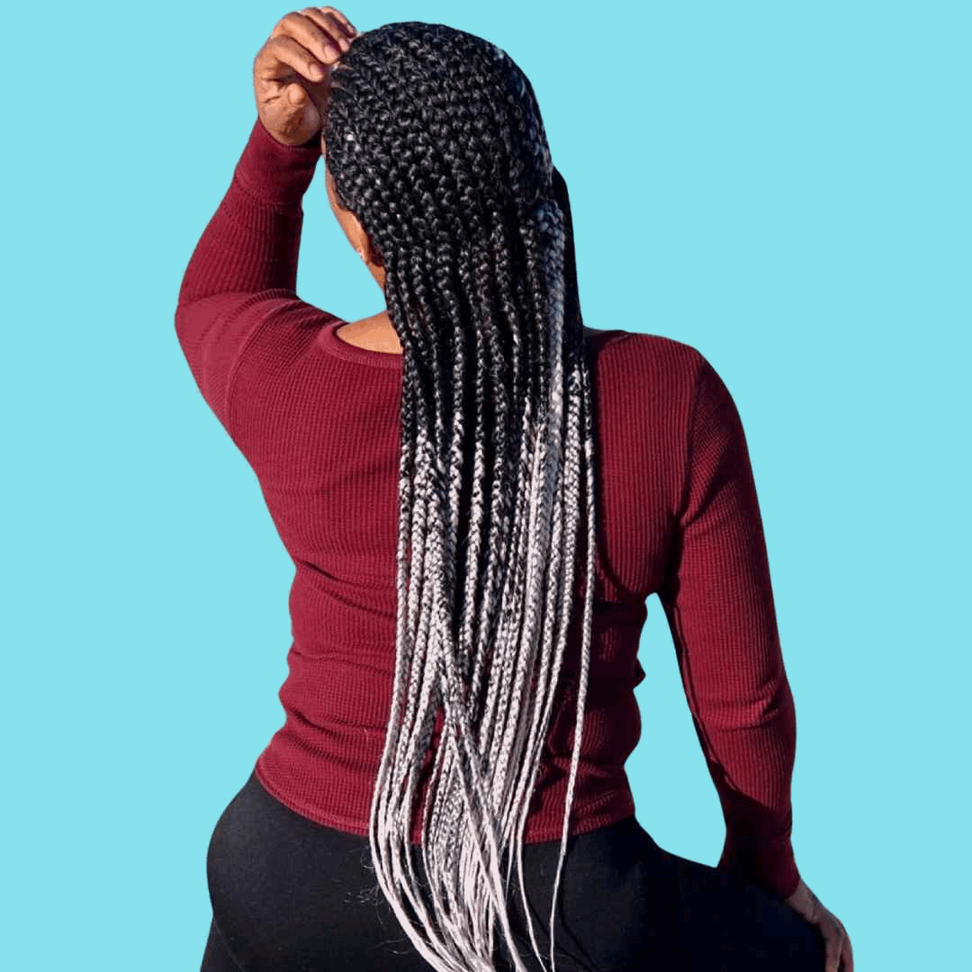 14 & up Small Goddess, Feed-in, Ghanaian Cornrows