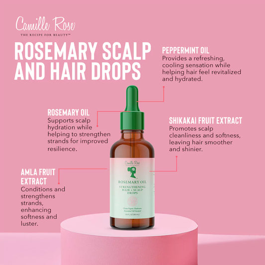 Camille Rose Rosemary Oil Strengthening Hair & Scalp Drops