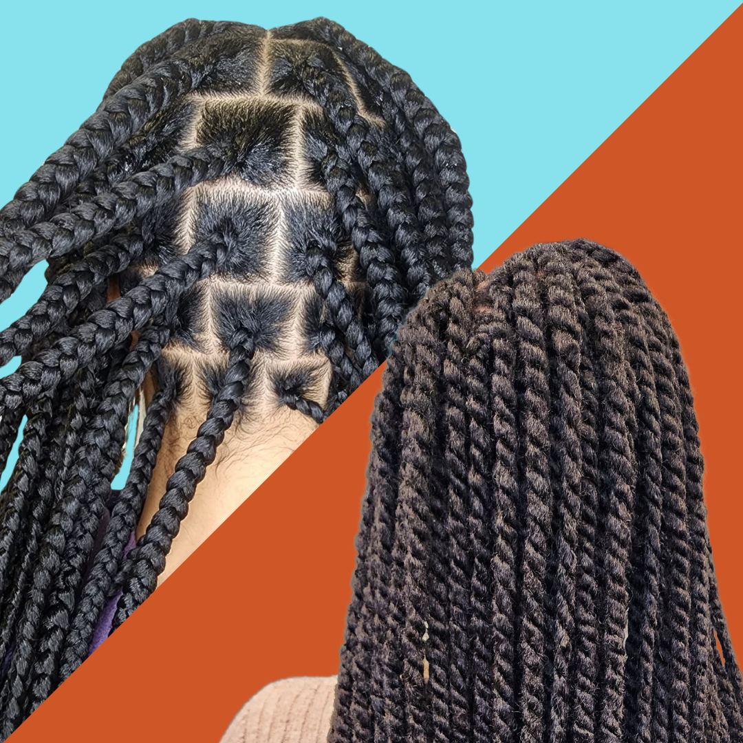 Box braids or Twists W/ Extensions - JERAH BEAUTY