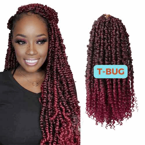 Pre-twisted Passion Twists (18 In)