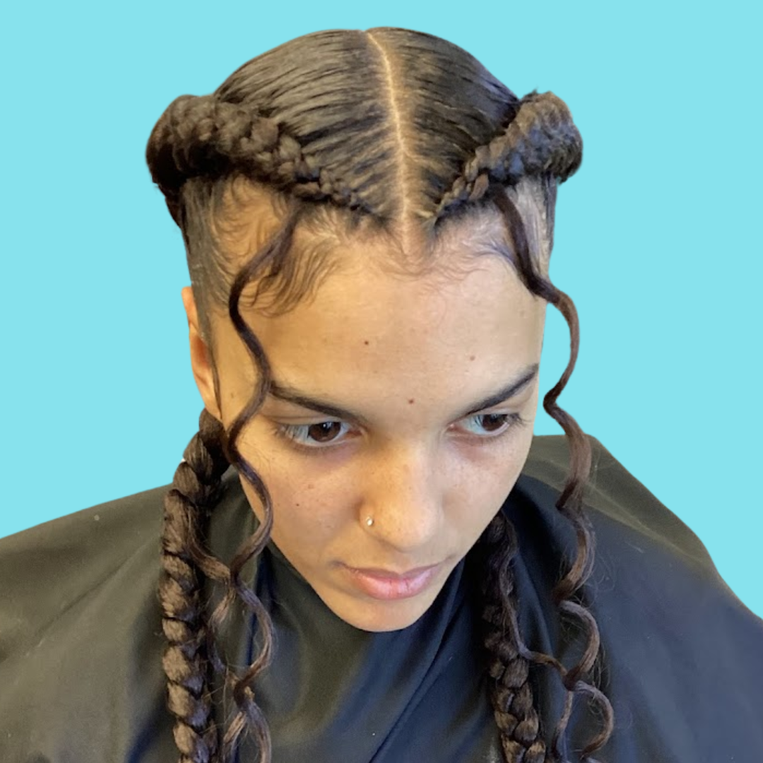 2 Jumbo Goddess, Feed-in, Ghanaian Cornrows