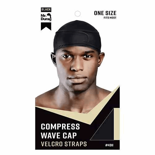Annie Compress Wave Cap with Velcro Straps