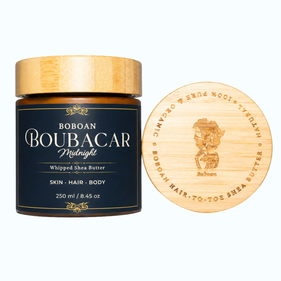 Boubacar Midnight Boboan Hair-To-Toe Organic Shea Butter