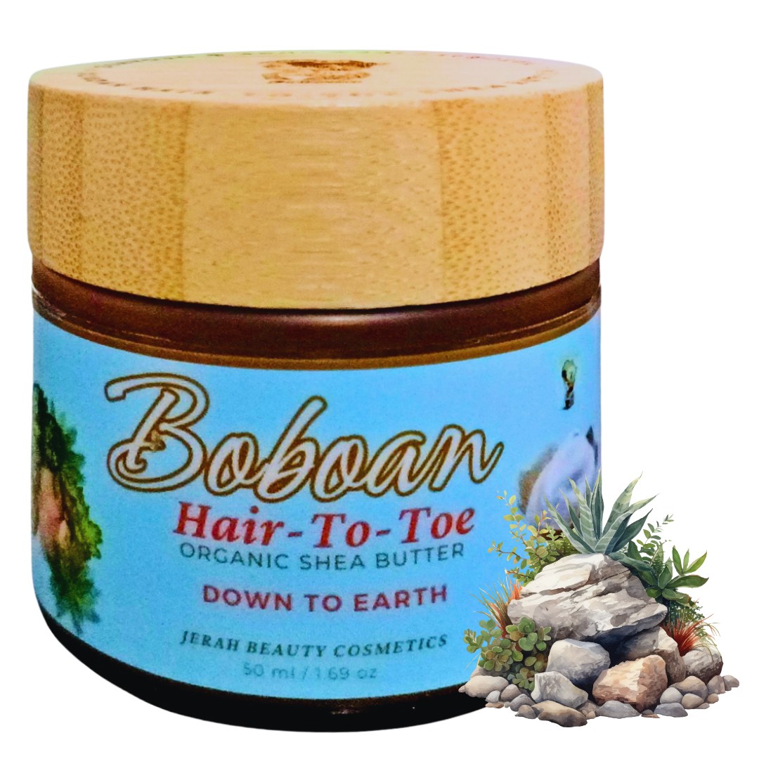 DOWN TO EARTH Boboan Hair-To-Toe Organic Shea Butter