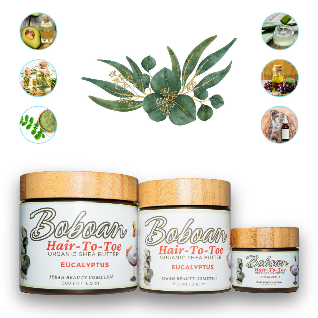 EUCALYPTUS Boboan Hair-To-Toe Organic Shea Butter