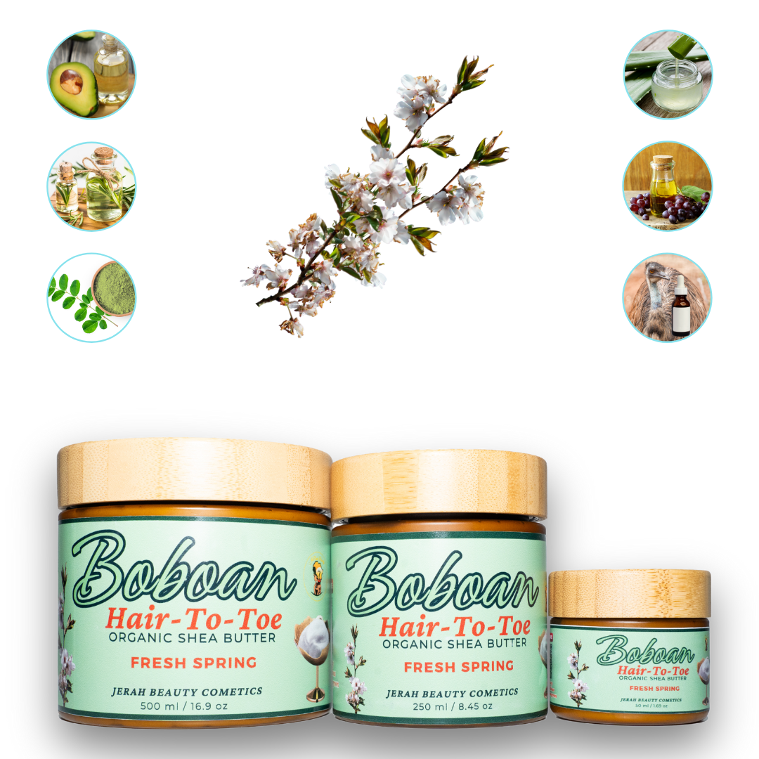 FRESH SPRING Boboan Hair-To-Toe Organic Shea Butter