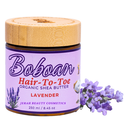 LAVENDER Boboan Hair-To-Toe Organic Shea Butter