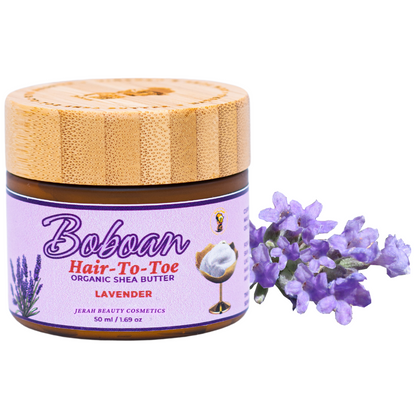 LAVENDER Boboan Hair-To-Toe Organic Shea Butter