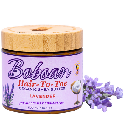 LAVENDER Boboan Hair-To-Toe Organic Shea Butter