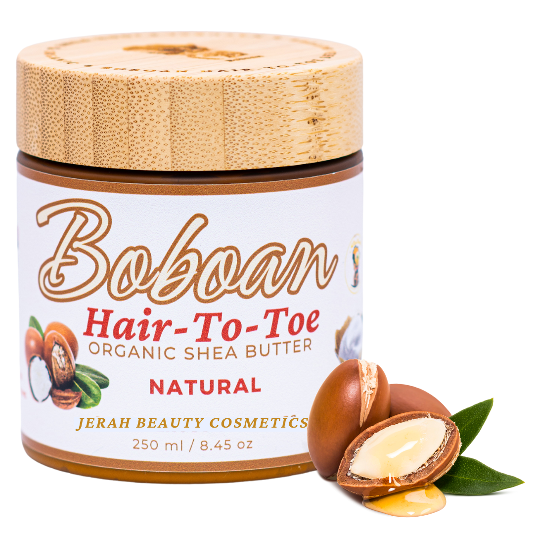 NATURAL Boboan Hair-To-Toe Organic Shea Butter