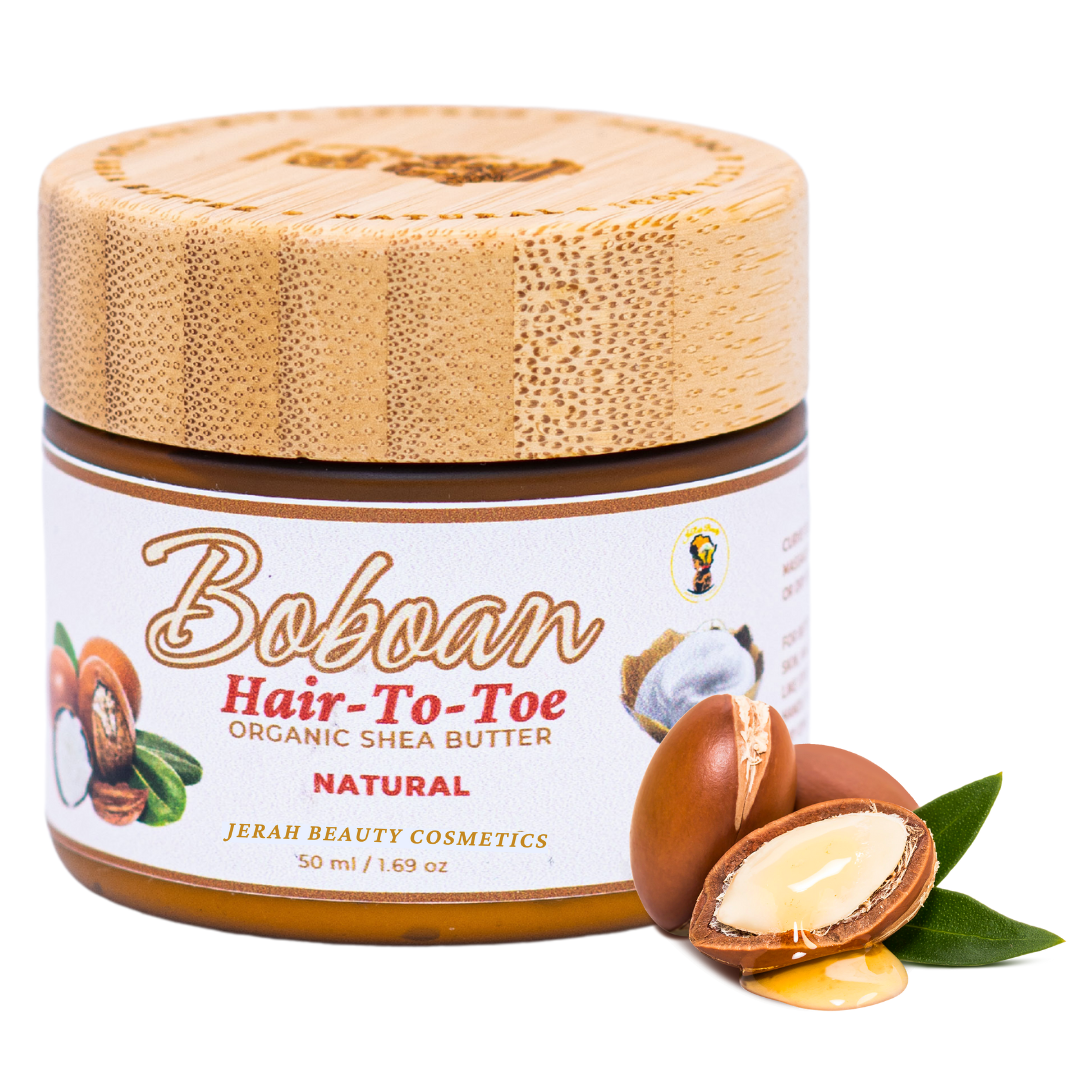 NATURAL Boboan Hair-To-Toe Organic Shea Butter