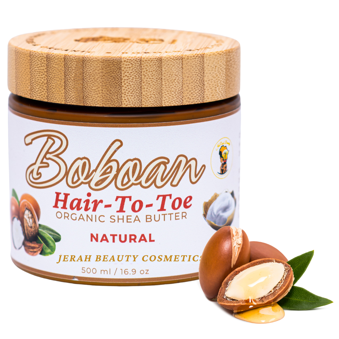 NATURAL Boboan Hair-To-Toe Organic Shea Butter