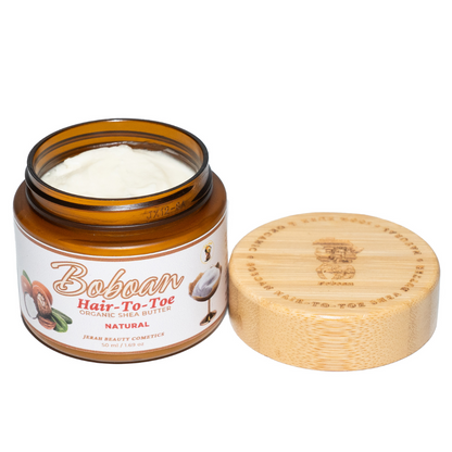 NATURAL Boboan Hair-To-Toe Organic Shea Butter