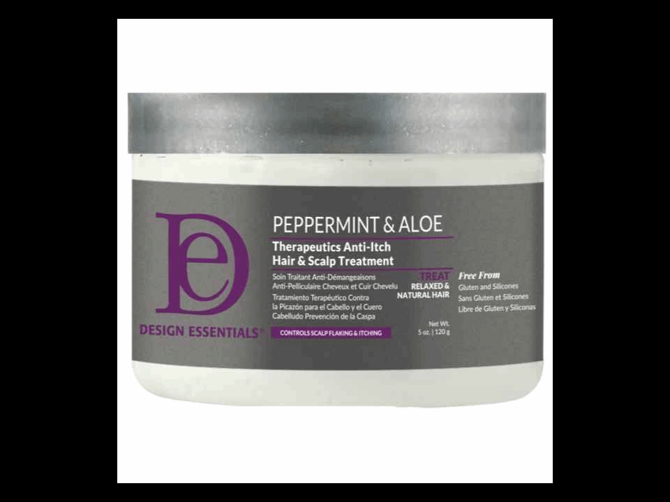 Design Essentials Peppermint & Aloe Therapeutics Anti-Itch Hair & Scalp Treatment