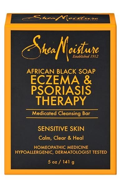 SHEA MOISTURE African Black Soap Eczema & Psoriasis Therapy Soap (5oz)