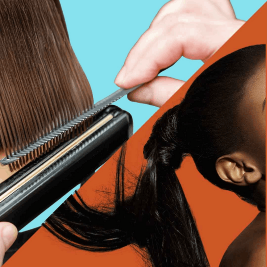 Silk Press + Updo