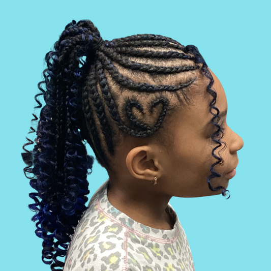 Small Kids Natural Hair Cornrows