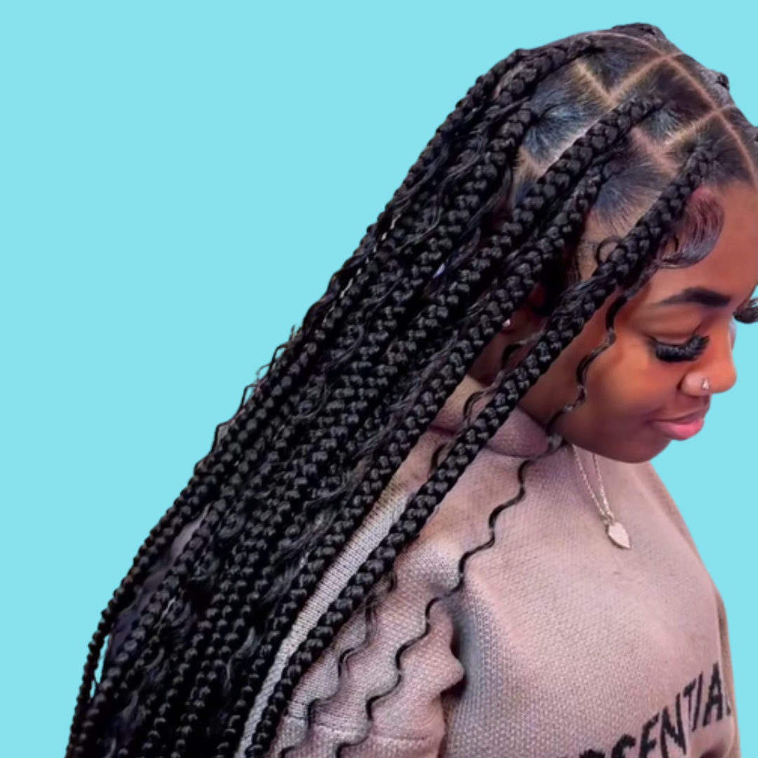 Large Bohemian Box Braids