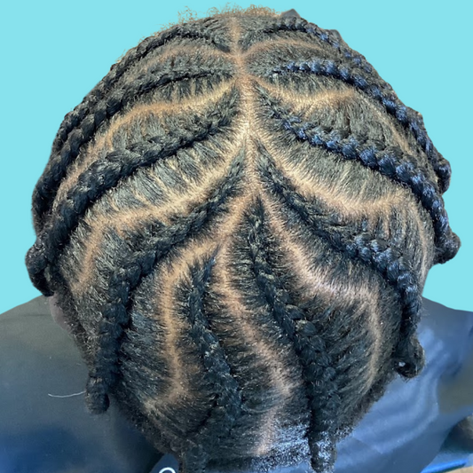 8-12 Small Natural Hair Cornrows