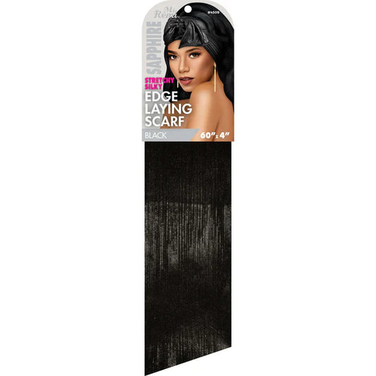 Annie Ms. Remi Sapphire Stretchy Edge Laying Scarf (60inch Long)