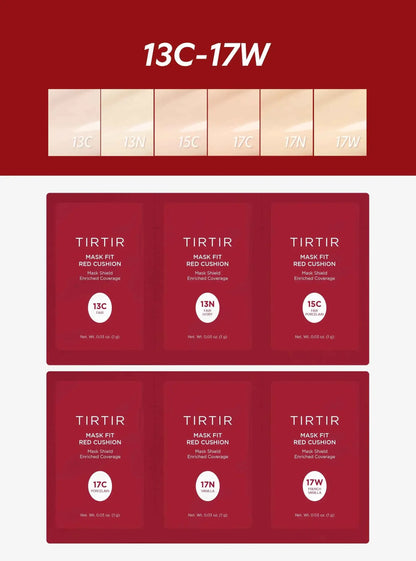 TIRTIR Mask Fit Red Cushion 6 Shade Trial Kit
