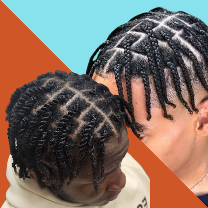 Medium Natural Hair Box Braids or Twists